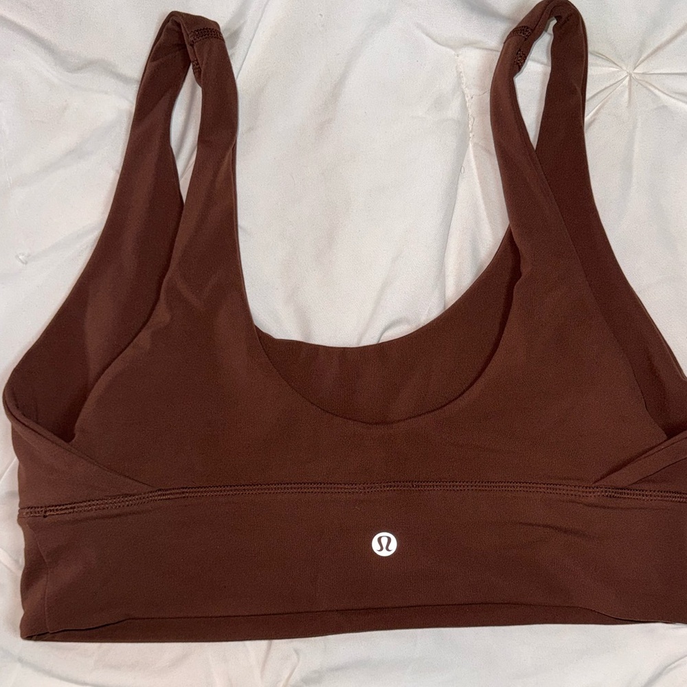 lululemon align athletica Women's Chocolate Sports Bra A/B